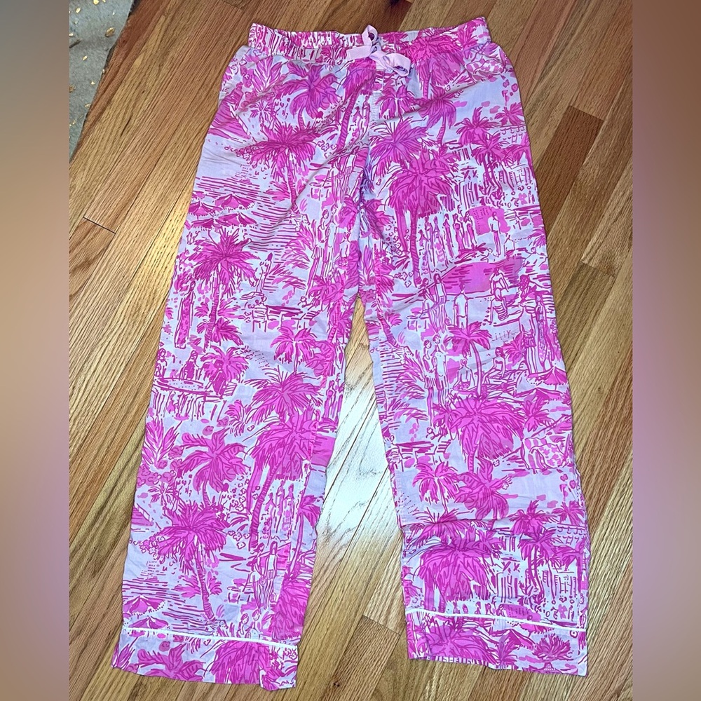 LILLY PULITZER Pants RULE BREAKERS Paradise Pink SIZE SMALL